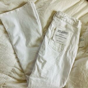 Good American Size 12/31 NWT White Jeans Good Classic Slim Bootcut High Rise